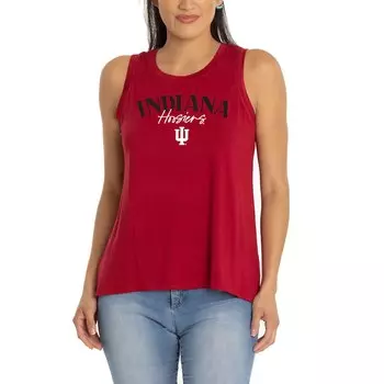 Топ Flying Colors Apparel Indiana Hoosiers, малиновый
