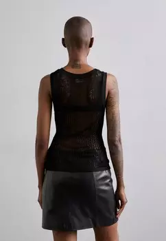 Топ FRACTURED SLEEVELESS 032c, черный