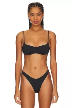 Топ Frankies Bikinis Cola, черный