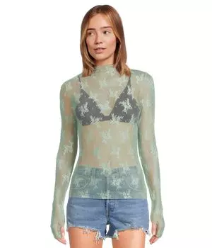 Топ Free People Lady Lux Layering Top, цвет Mermaids Tail