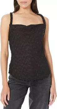 Топ Free People Mykonos Tank, черный