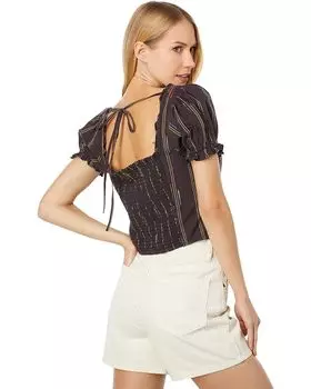 Топ Free People Seratonin Corset Top, цвет Espresso Bean