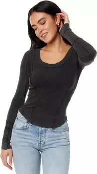 Топ Free People Stuck On You Cuff, черный