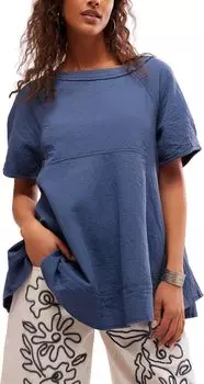 Топ Free People Sunset City Top, цвет Vintage Indigo