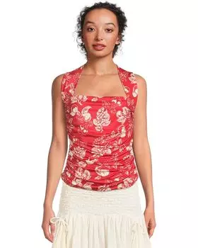 Топ Free People Tommie Knit Top, цвет Cherry Combo