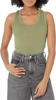 Топ Free People U-Neck Tank, цвет Avacado Tree