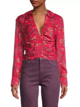 Топ Free People Vintage I Got You с принтом