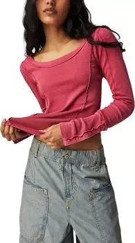 Топ Free People We The Free Stuck On You Cuff, розовый