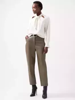 Топ French Connection Carmen Tie Neck, цвет classic/cream