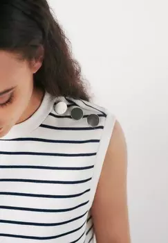 Топ FRENCH FASHION ELEGANT MODERN TADAM Caroll, кремовый