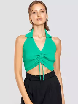 Топ Freshlions Strick NIRA, зеленый