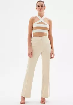 Топ FRONT CROSS adL, бежевый