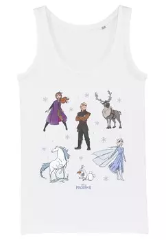 Топ FROZEN 2 DOODLES Henry Tiger, белый