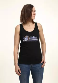 Топ FROZEN GROUP Henry Tiger, черный