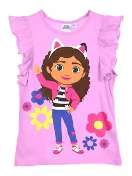 Топ Gabby's Dollhouse, розовый