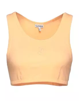 Топ Ganni, абрикос