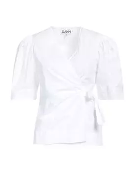 Топ Ganni, белый