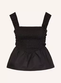 Топ GANNI, черный