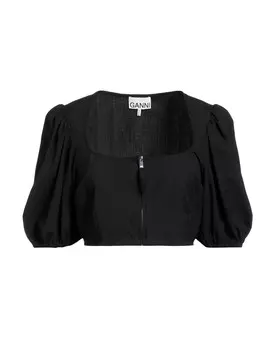 Топ Ganni, черный