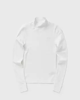 Топ Ganni Long Sleeve Tee, ярко-белый