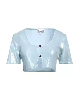 Топ Ganni, небесно-голубой