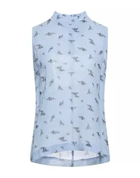 Топ Ganni, небесно-голубой