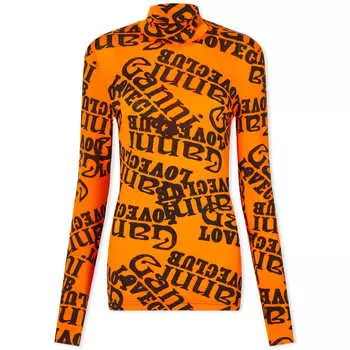 Топ GANNI Roll Neck Sweat