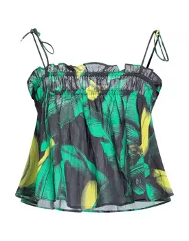 Топ Ganni, зеленый