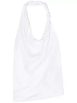 Топ Gatti с узлом Sportmax, белый