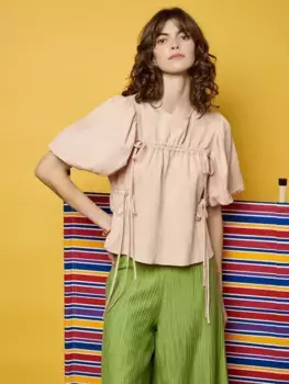 Топ GHOSPELL GHOSPELL Adira Drawstring, розовый