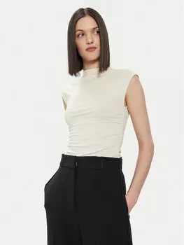 Топ Gina Tricot, экрю