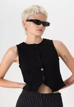 Топ Gina Tricot, черный