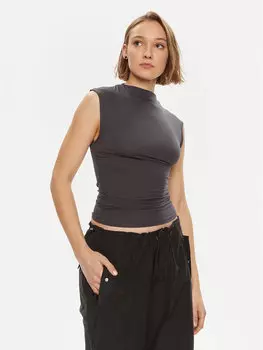 Топ Gina Tricot, серый