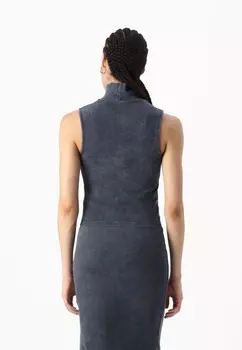 Топ Gina Tricot, синий деним