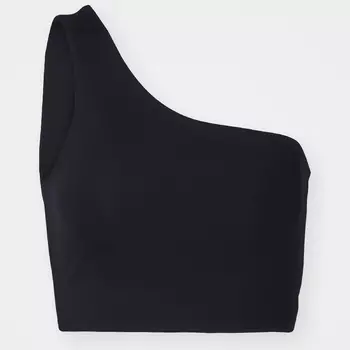 Топ Girlfriend Collective Bianca One Shoulder, черный