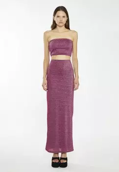 Топ Glamorous, красно-сливовый глиттер