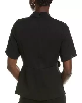 Топ Gracia с бантом на талии, черный