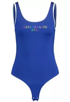 Топ GRAPHIC BODYSUIT Levi's®, синий деним