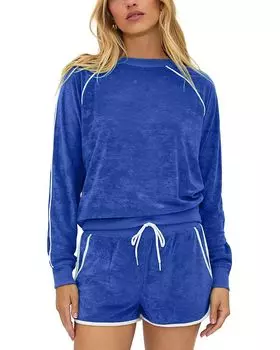 Топ Greer Beach Riot, синий