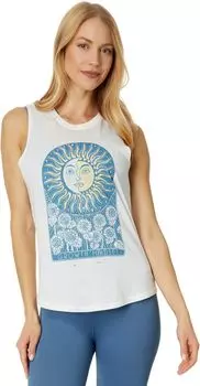 Топ Growth Mindset Muscle Tank Spiritual Gangster, цвет Stone