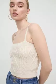 Топ Guess, бежевый