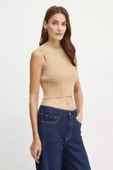 Топ Guess, бежевый