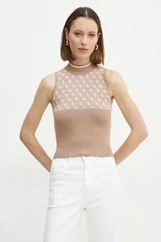 Топ Guess, коричневый