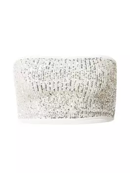 Топ Guido Maria Kretschmer Women Shelly, серебро