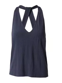 Топ Guido Maria Kretschmer Women Shelly с открытой спиной, темно-синий