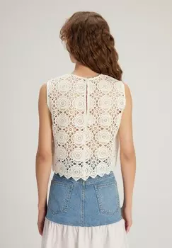Топ GUIPURE adL, белый