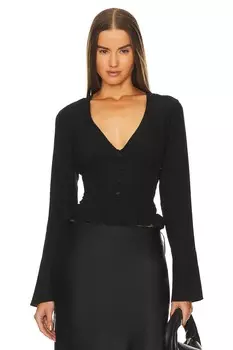 Топ GUIZIO Cheri Pintuck, черный