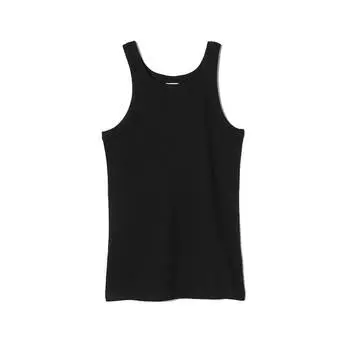 Топ H&M Ribbed Tank, чёрный