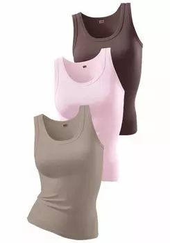 Топ H.I.S Tank, цвет braun, rosa, taupe