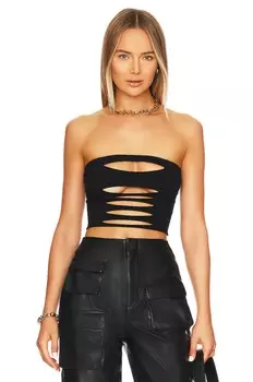 Топ h:ours Dalila, черный